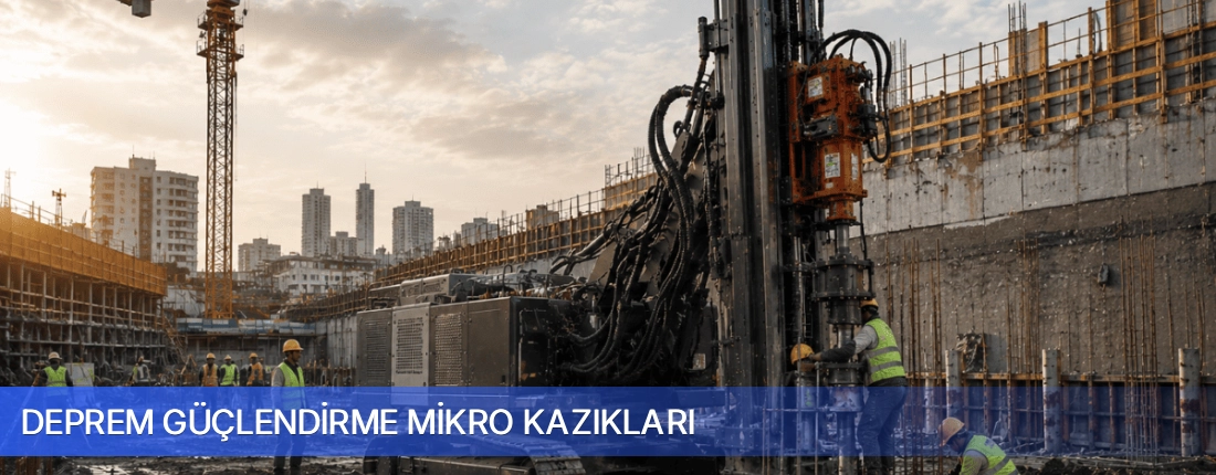 Deprem Güçlendirme Mikro Kazıkları Kargo