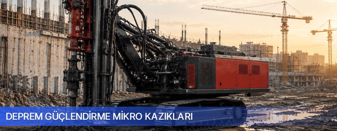 Deprem Güçlendirme Mikro Kazıkları Nakliyat