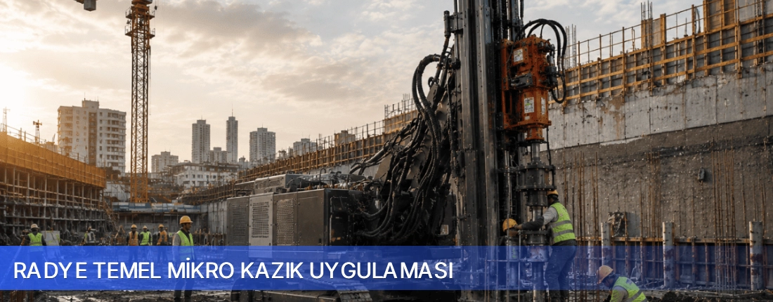 Radye Temel Mikro Kazık Uygulaması Kargo