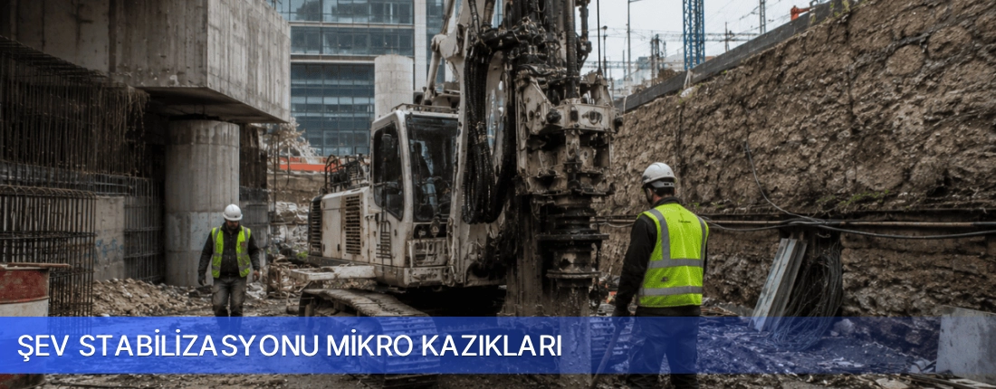 Şev Stabilizasyonu Mikro Kazıkları Nakliyat