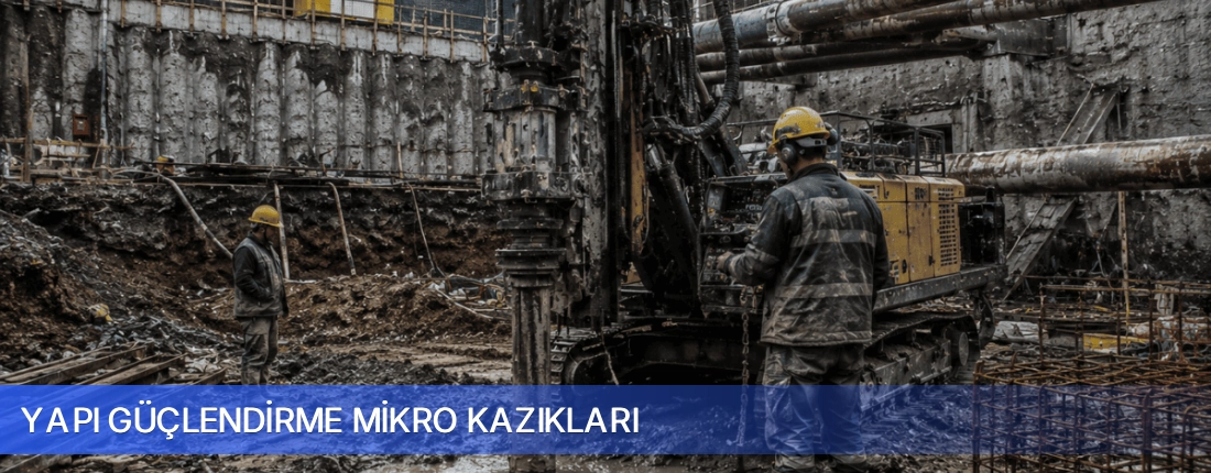 Yapı Güçlendirme Mikro Kazıkları Kargo