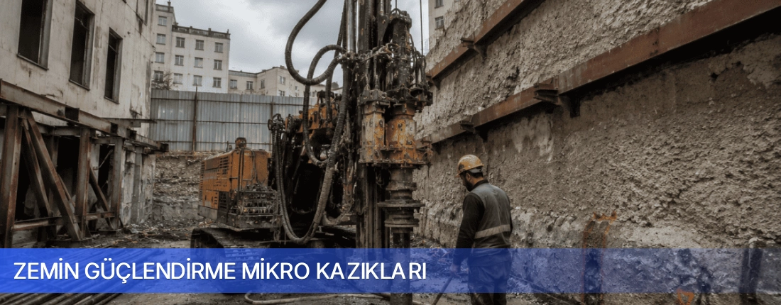 Zemin Güçlendirme Mikro Kazıkları Nakliyat